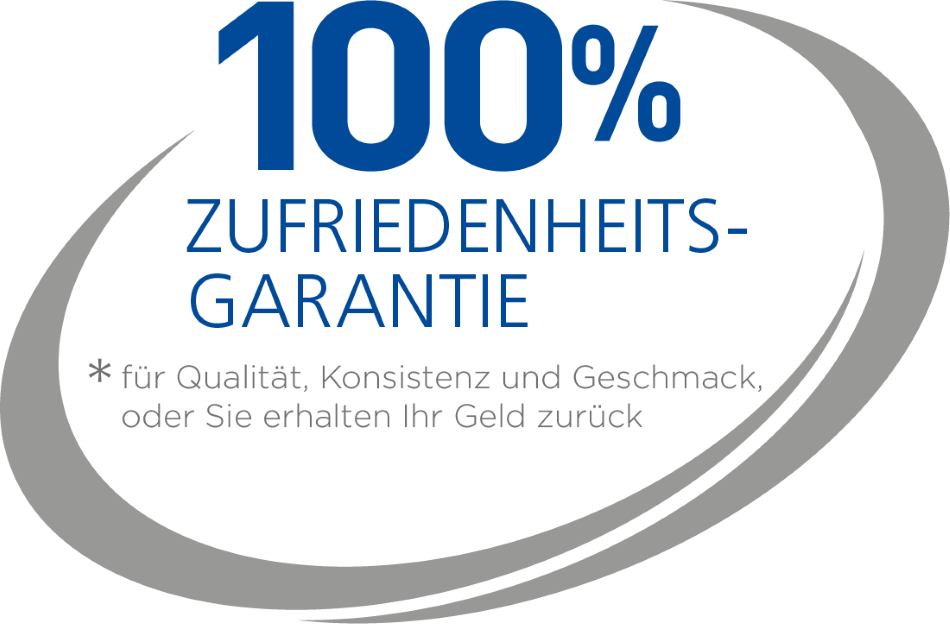 100 % Zufriedenheit garantiert